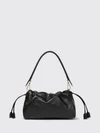 medium baguette lambskin nappa shoulder bag with drawstring