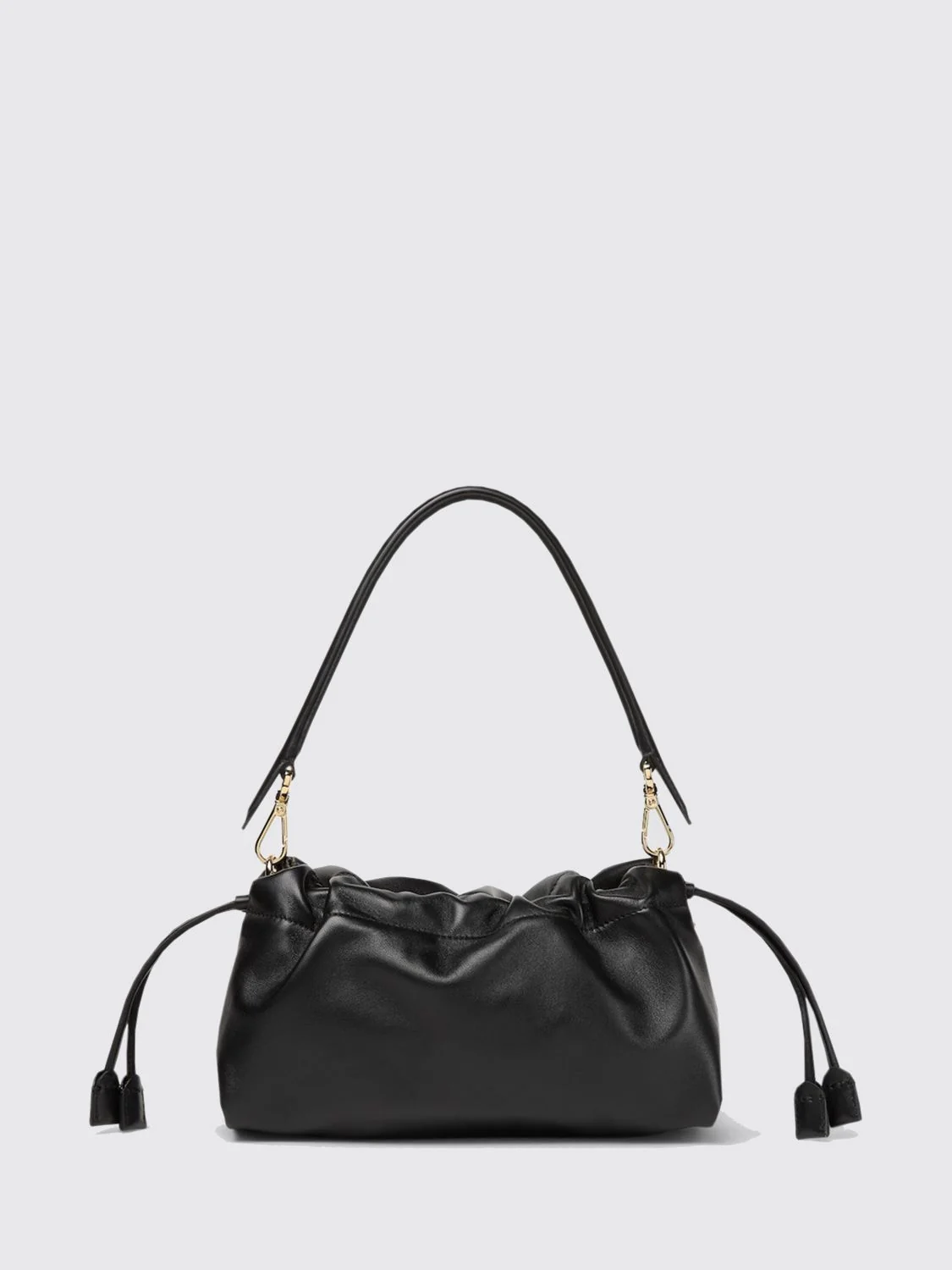 medium baguette lambskin nappa shoulder bag with drawstring