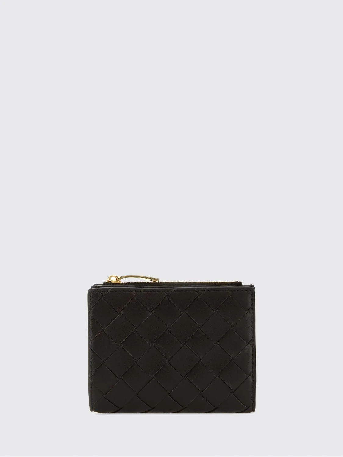 intrecciato calfskin bifold wallet