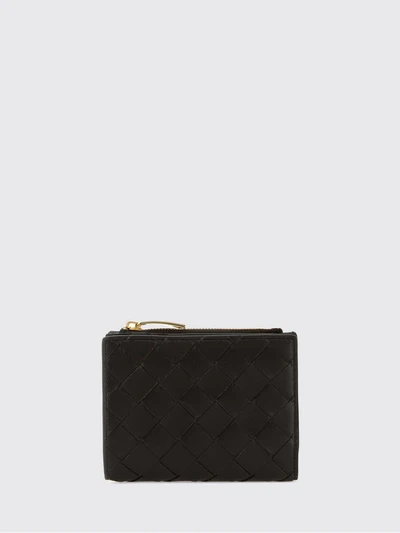 intrecciato calfskin bifold wallet