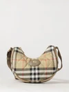 horseshoe quilted twill crossbody bag with vintage check pattern