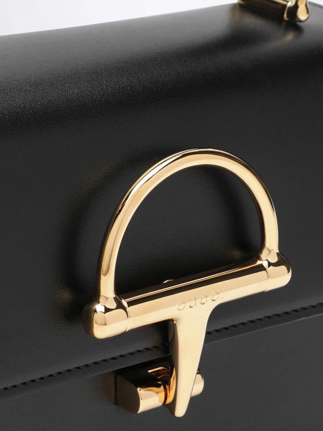 siena mini handbag in smooth calfskin with horsebit detail