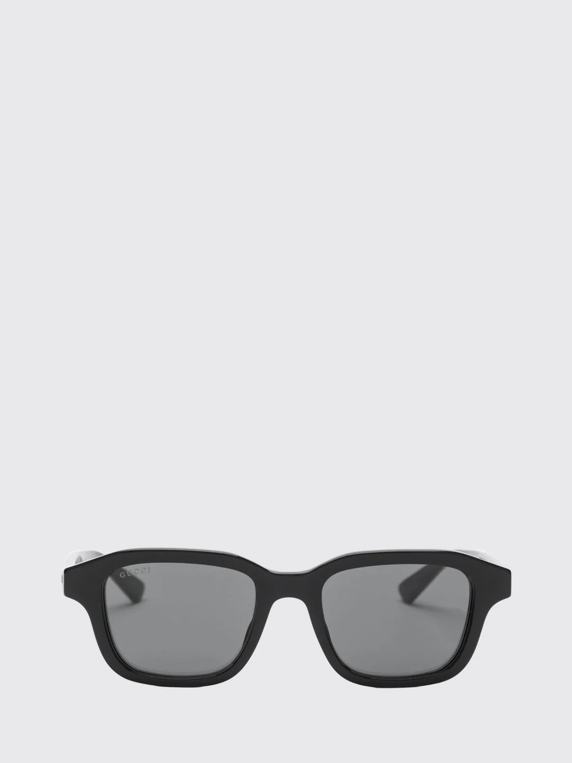 GUCCI OS rectangular cat-eye sunglasses in black acetate