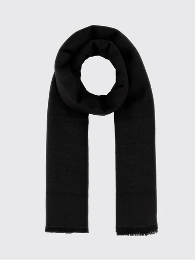 ff monogram jacquard wool, silk and cashmere blend scarf