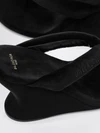 gaeta velvet wedge thong sandals
