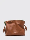flamenco smooth calfskin clutch with removable shoulder strap