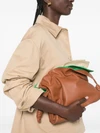 flamenco smooth calfskin clutch with removable shoulder strap