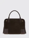 amazona 180 medium suede handbag with removable shoulder strap