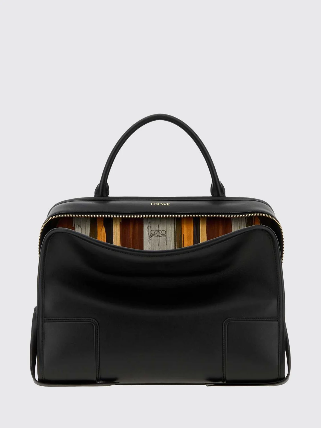 LOEWE OS amazona 180 calfskin handbag with removable shoulder strap
