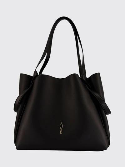 bettina grained leather tote bag with double handle