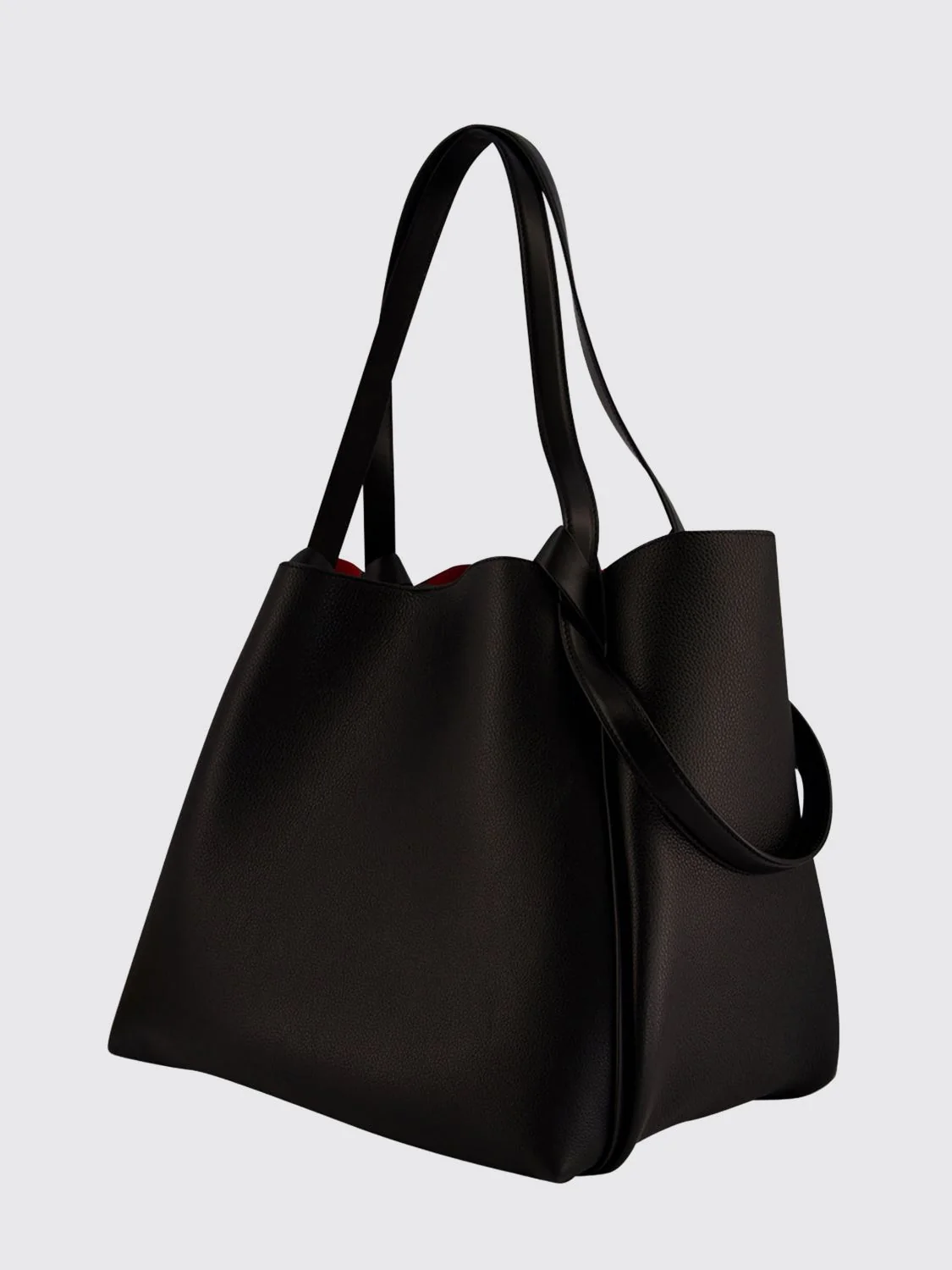 CHRISTIAN LOUBOUTIN OS bettina grained leather tote bag with double handle