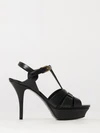 calfskin leather platform sandals with high stiletto heel