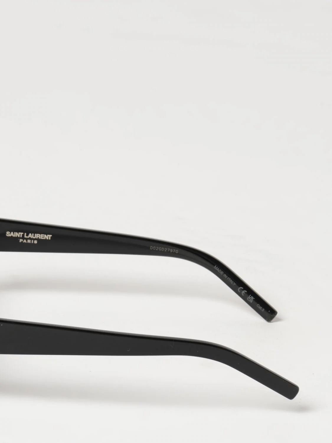 tortoiseshell acetate sunglasses with ysl monogram