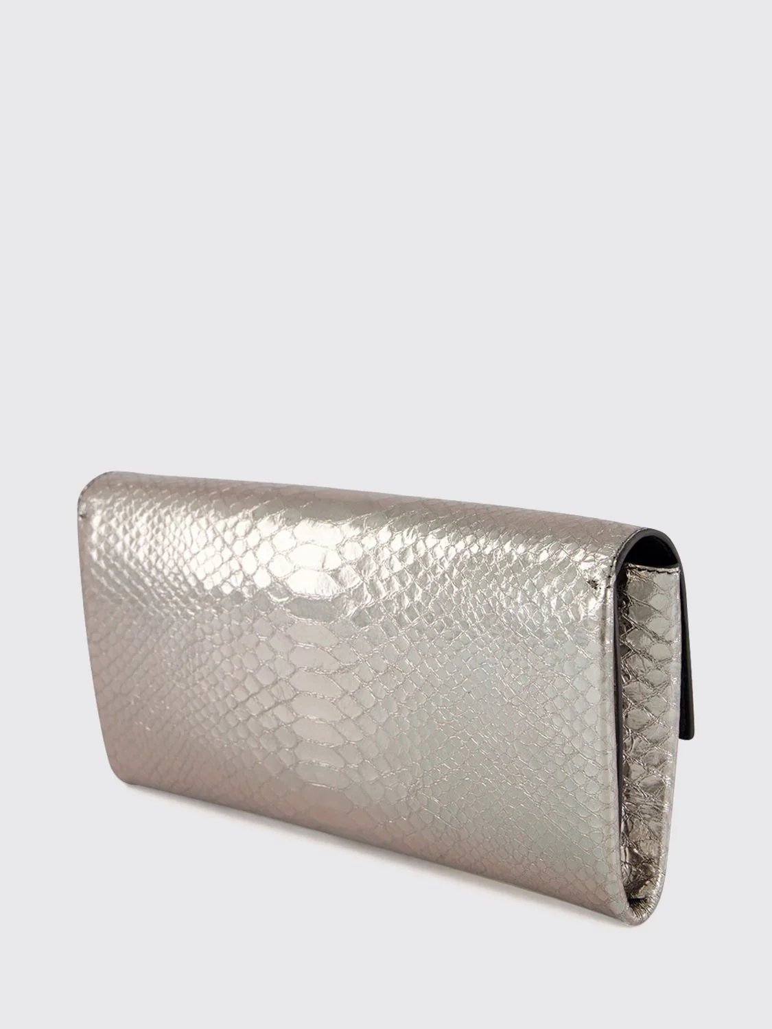 TOM FORD OS laminated leather python-print ceremony clutch