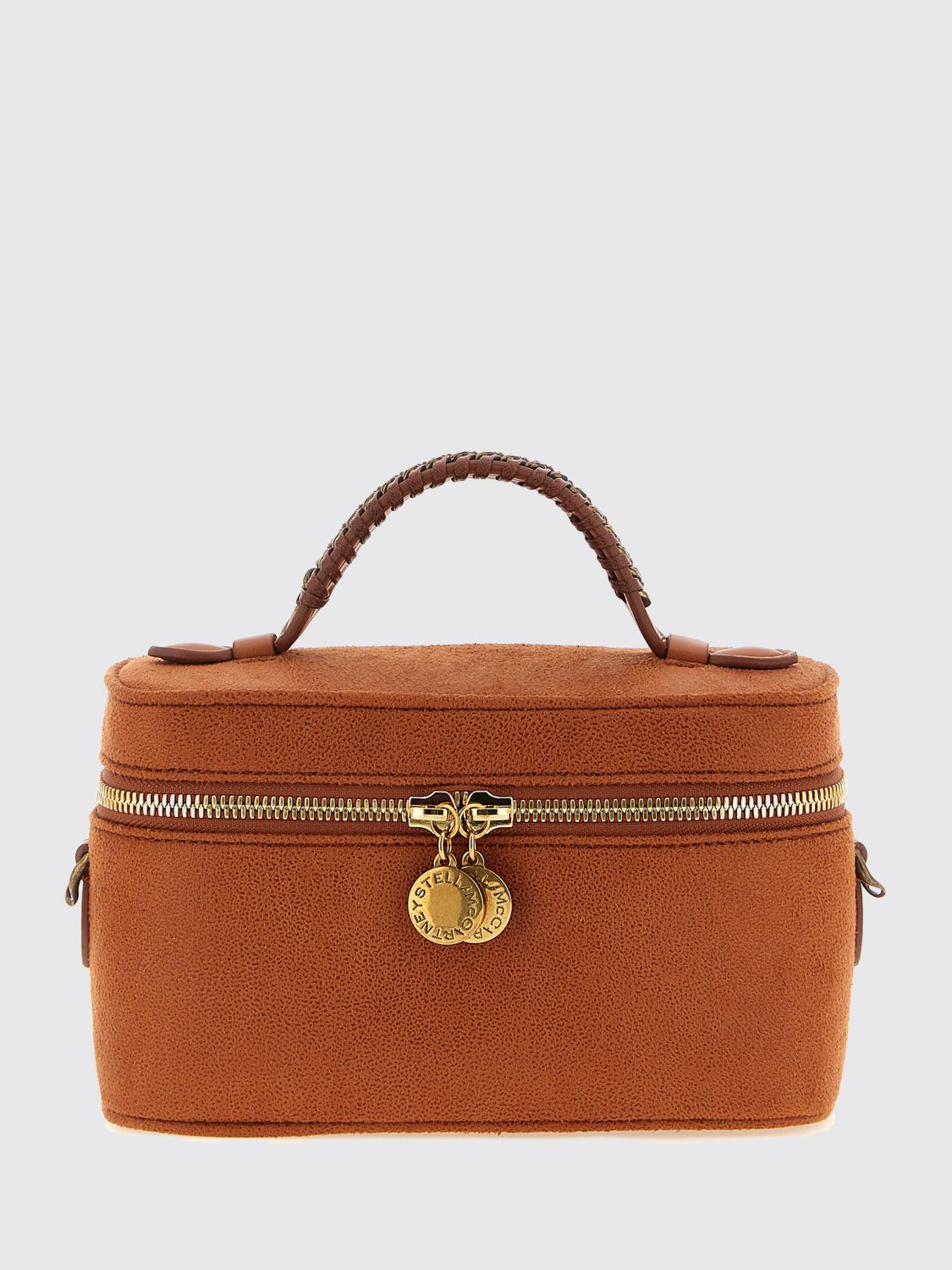 STELLA MCCARTNEY OS falabella vanity mini bag with woven handle