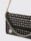 falabella eco alter mat mini crossbody bag with studs