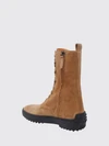 calf-high suede combat boots with t timeless logo and gommino sole
