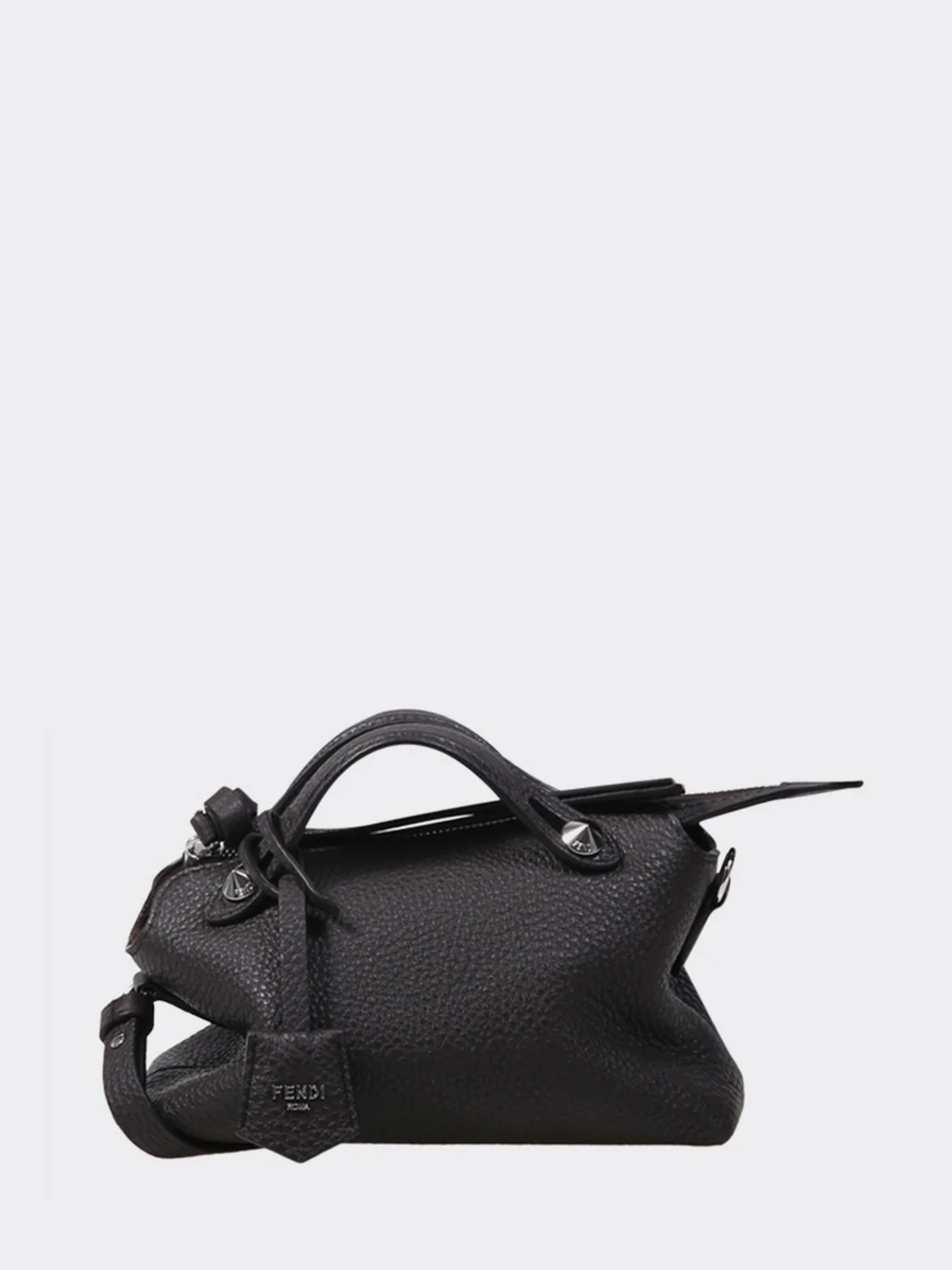 FENDI OS by the way grained calfskin mini bag with removable handles