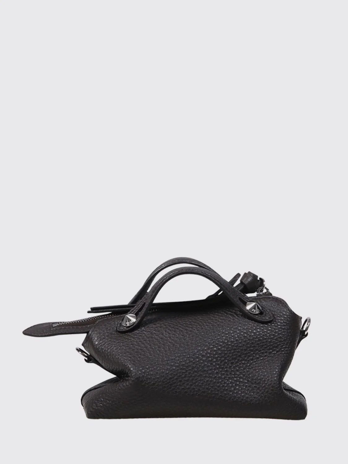 FENDI OS by the way grained calfskin mini bag with removable handles