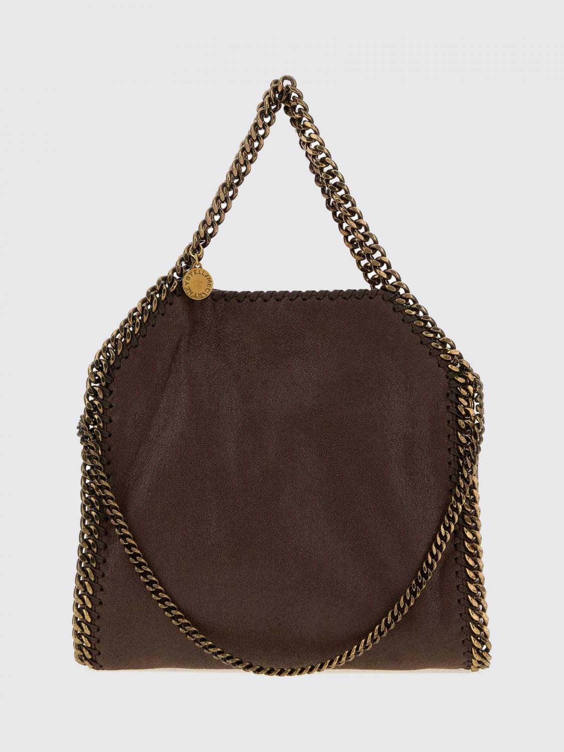 STELLA MCCARTNEY OS falabella mini bag in eco alter mat with chain trim