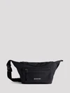 explorer bum bag in nylon with applied logo and adjustable strap
