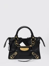 le city uptown studded and embroidered leather handbag