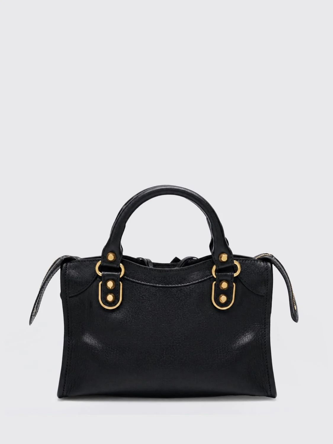 le city uptown studded and embroidered leather handbag