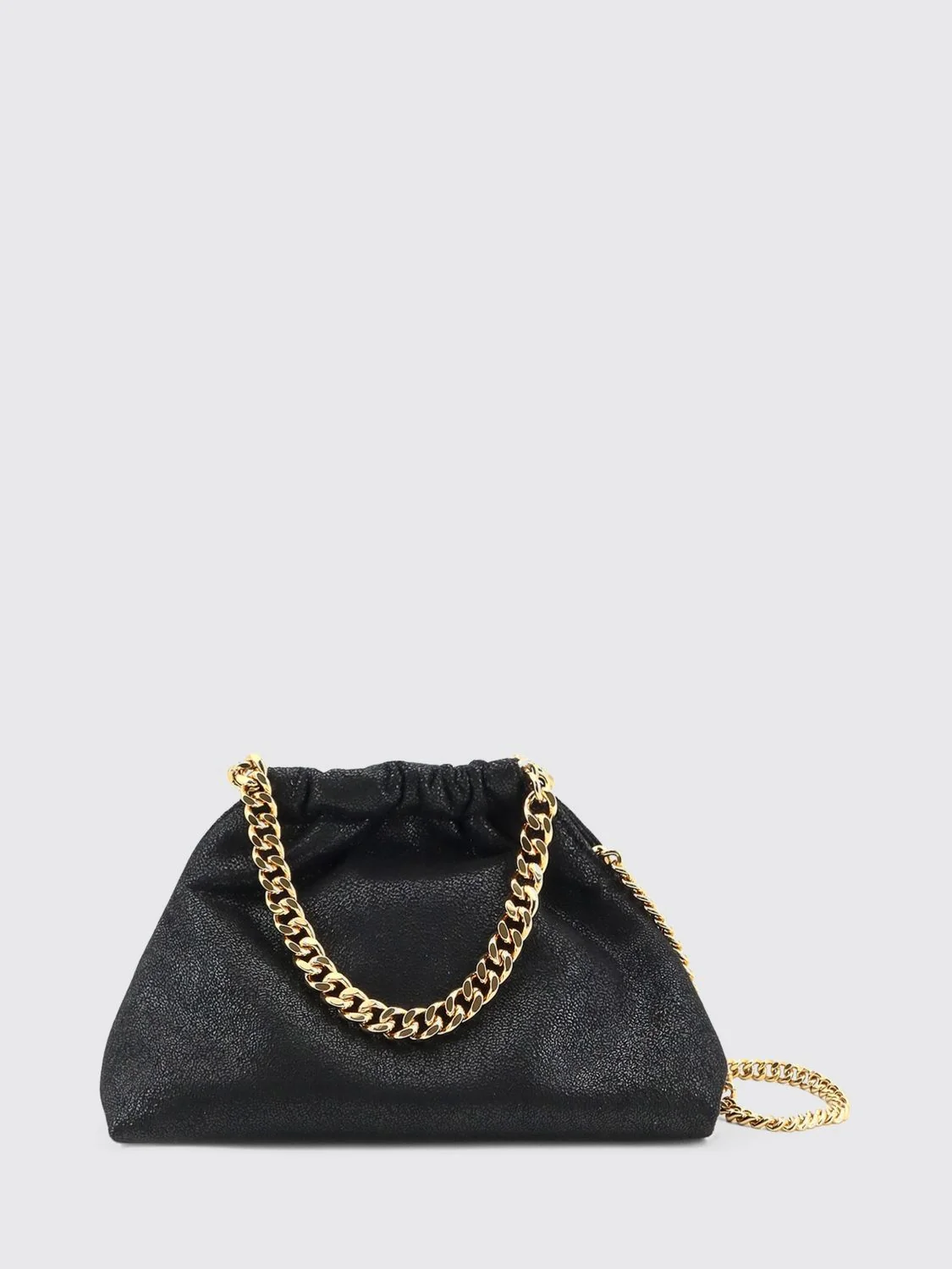 STELLA MCCARTNEY OS falabella mini handbag in synthetic leather with chain trim