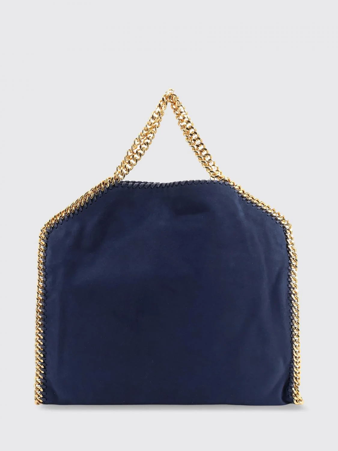 STELLA MCCARTNEY OS falabella tote bag in polyester with iconic chain trim