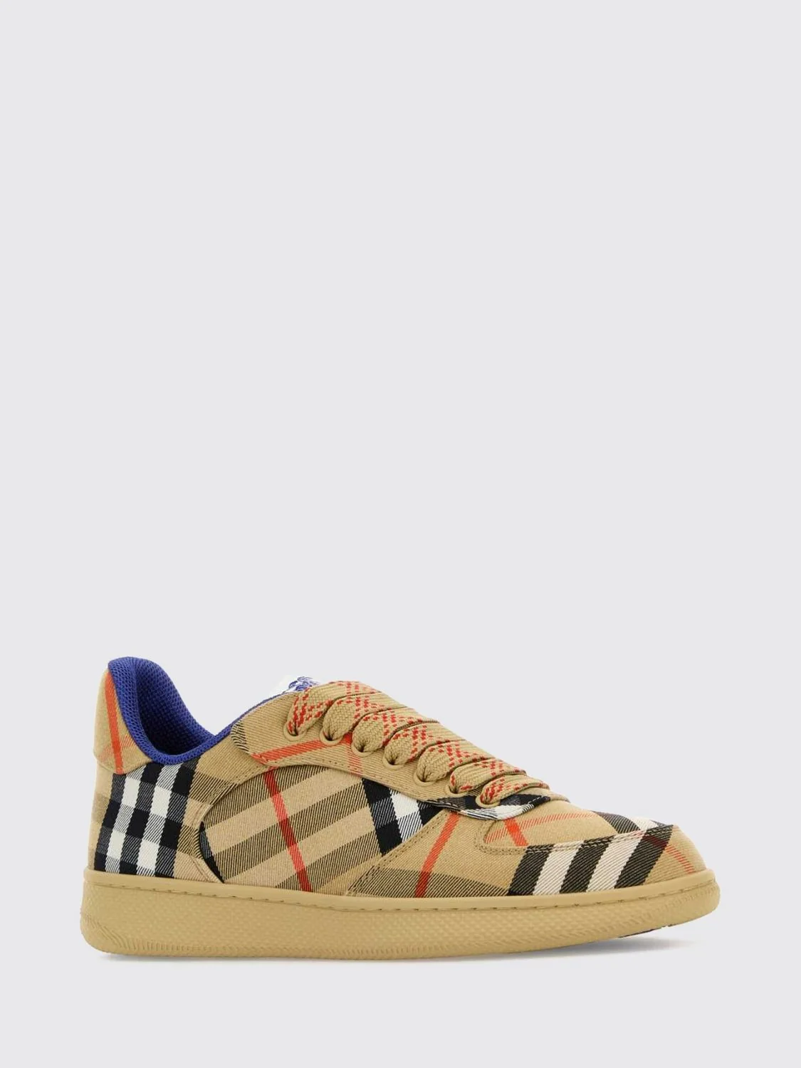 terrace low-top sneakers in vintage check cotton-blend