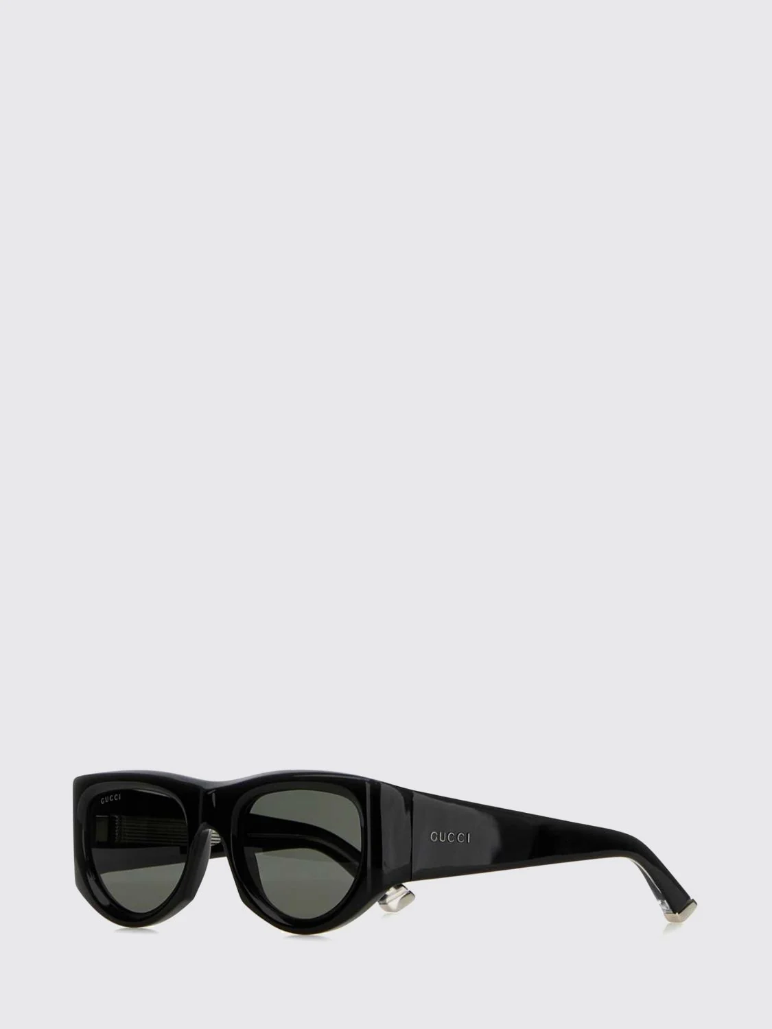 GUCCI OS rounded-frame sunglasses in acetate with lettering logo