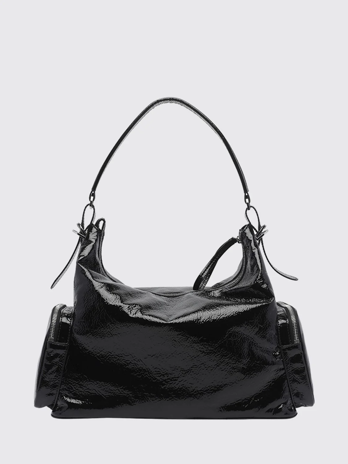 dartmoor naplak shoulder bag with metallic logo