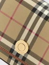 hampshire crossbody bag in vintage check canvas with flap closure