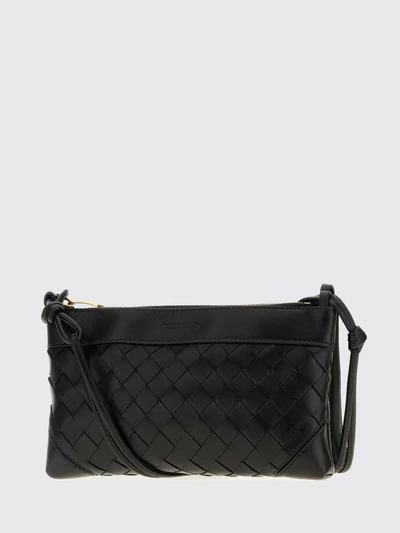 intrecciato calfskin leather crossbody bag