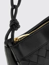 intrecciato calfskin leather crossbody bag