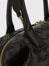 intrecciato nappa leather mini handbag with shoulder strap