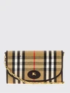 highlands mini crossbody bag in check canvas with ekd logo