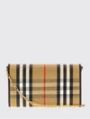 highlands mini crossbody bag in check canvas with ekd logo