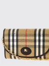highlands mini crossbody bag in check canvas with ekd logo