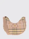 horseshoe crossbody bag in quilted twill with vintage check pattern