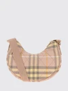 horseshoe crossbody bag in quilted twill with vintage check pattern