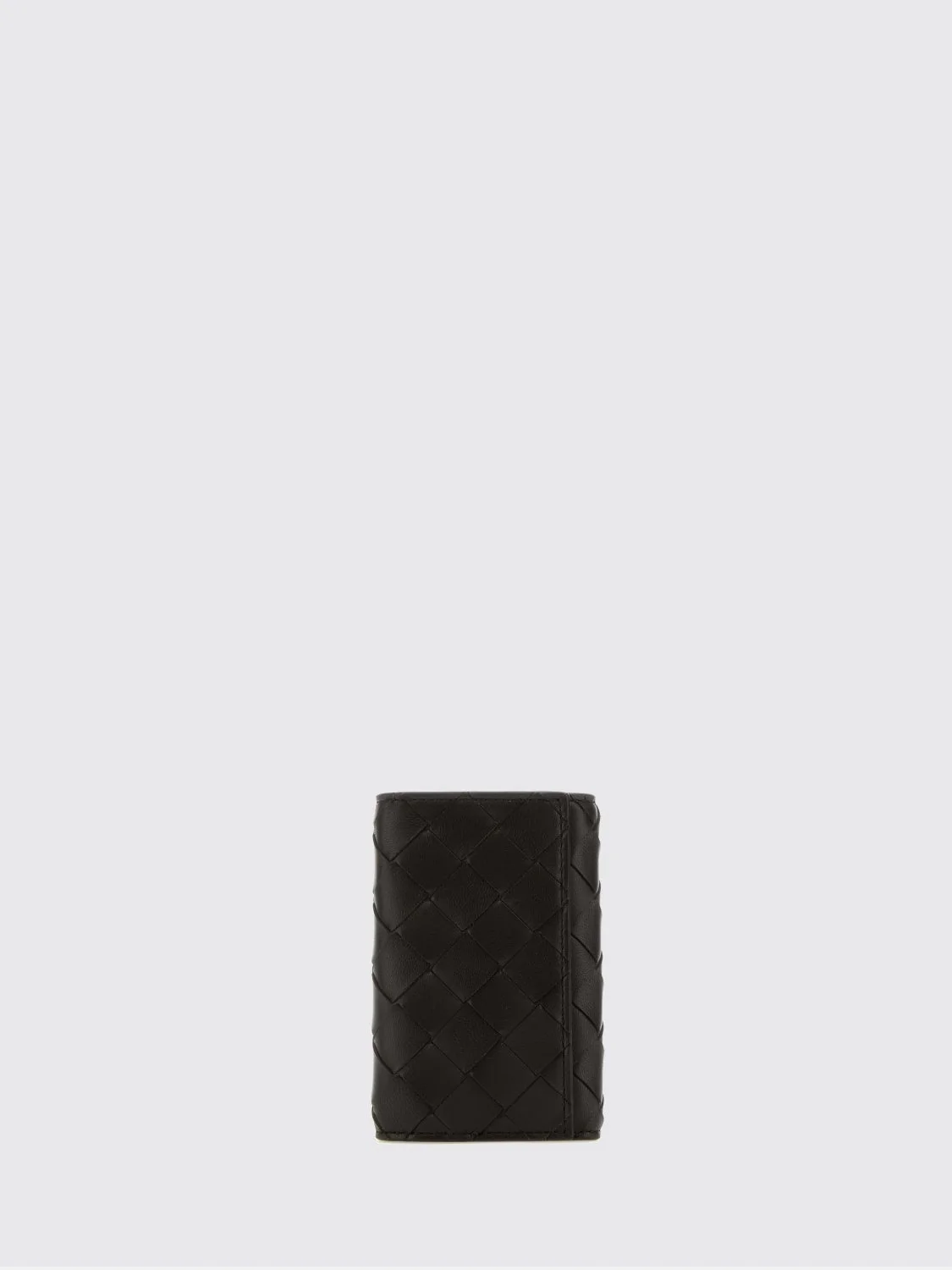 utility keyring in nappa leather with spring clip and ring