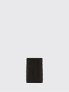 utility keyring in nappa leather with spring clip and ring