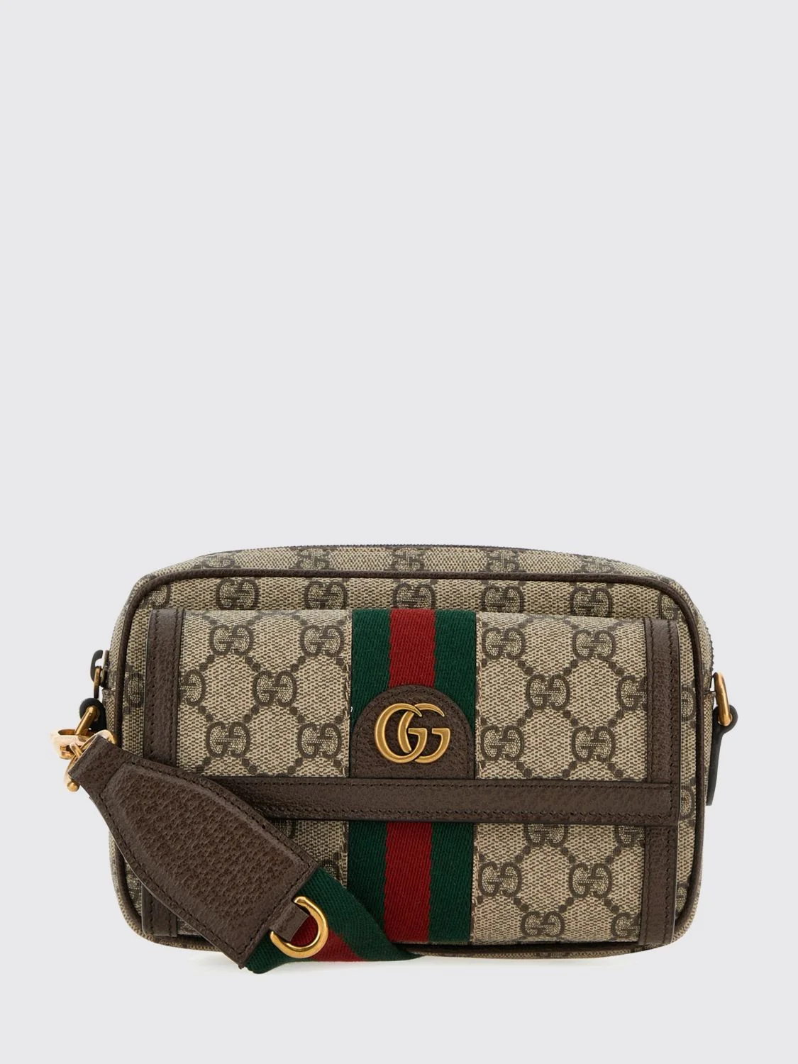 GUCCI OS ophidia gg supreme monogram mini crossbody bag