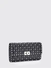 rockstud quilted nappa crossbody bag with studs