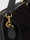 savoy medium suede monogram travel bag