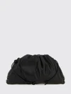 draped calfskin leather mini bag with a thin shoulder strap