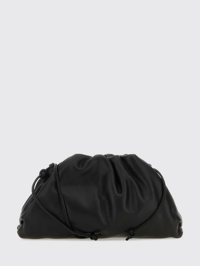 draped calfskin leather mini bag with a thin shoulder strap