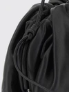 draped calfskin leather mini bag with a thin shoulder strap