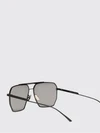 rectangular metal aviator sunglasses with double bridge